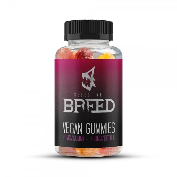 Selective Breed Hemp Cbd Vegan Gummies 750mg Bottle